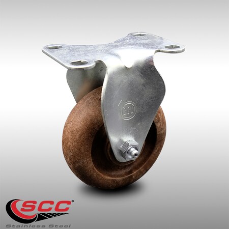 Service Caster 4 Inch SS High Temp Glass Filled Nylon Wheel Rigid Top Plate Caster SCC SCC-SS20R414-GFNSHT